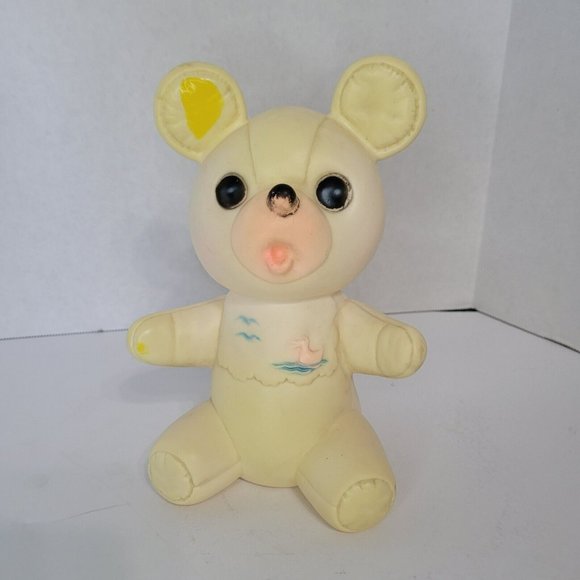 Sanitoy Inc. Toys Vintage 8 Sanitoy Inc Teddy Bear Rubber Squeak